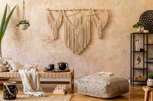 Le macramé, une tendance de la décoration intérieure 2024