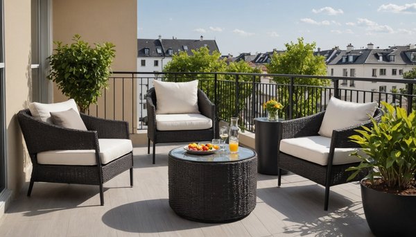 Meubles de balcon : alliez style et durabilité pour votre terrasse